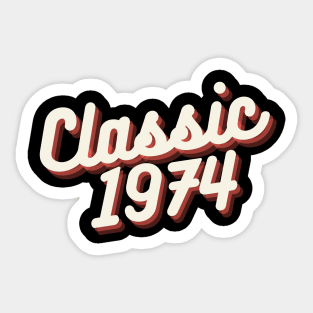 Classic 1974 Sticker